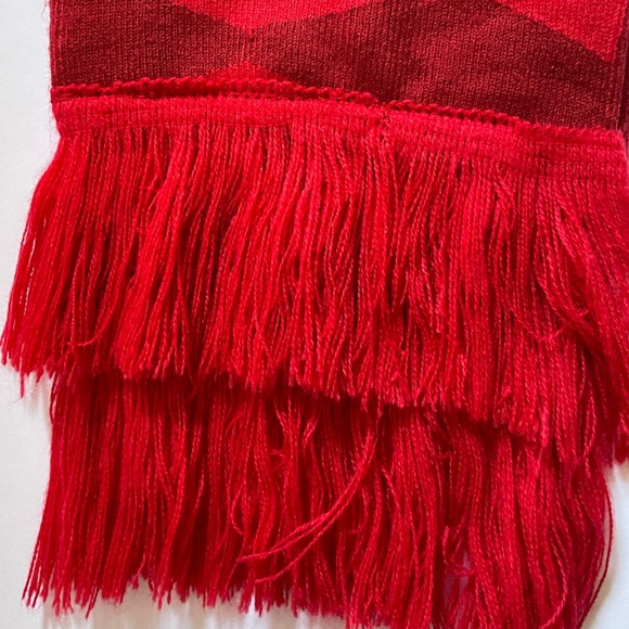 RAISING CANES Womens Mens Scarf Christmas Chicken Fast food Red Knit Unisex - Picture 6 of 8